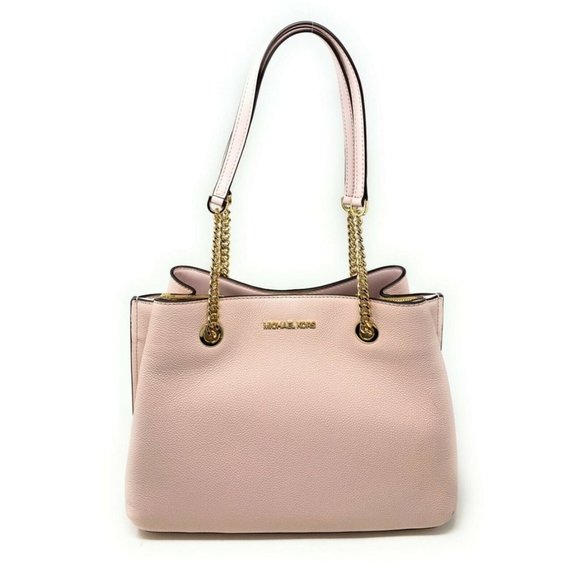 Michael Kors Powder Blush Leather Satchel Bag